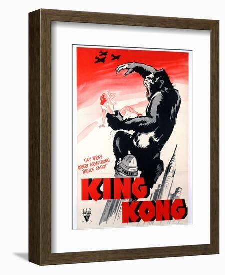 King Kong, 1933-null-Framed Art Print