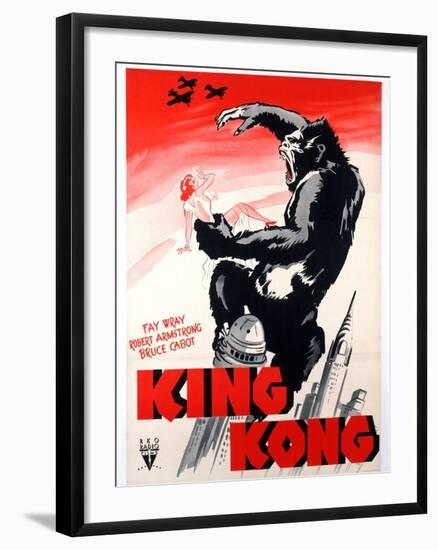 King Kong, 1933-null-Framed Art Print