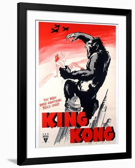 King Kong, 1933-null-Framed Art Print