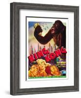 King Kong, 1933-null-Framed Art Print