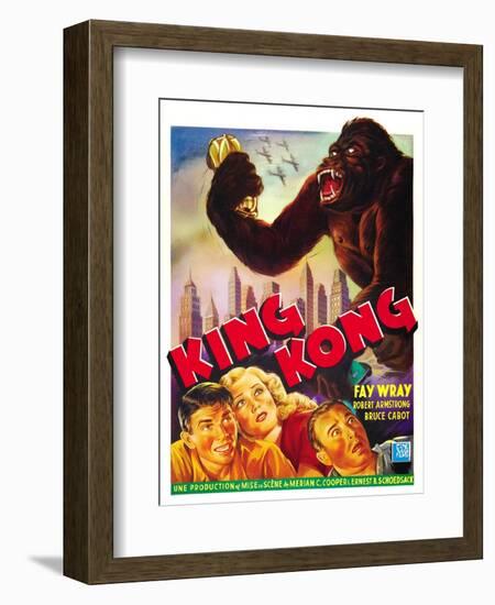 King Kong, 1933-null-Framed Art Print