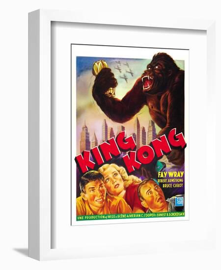 King Kong, 1933-null-Framed Art Print