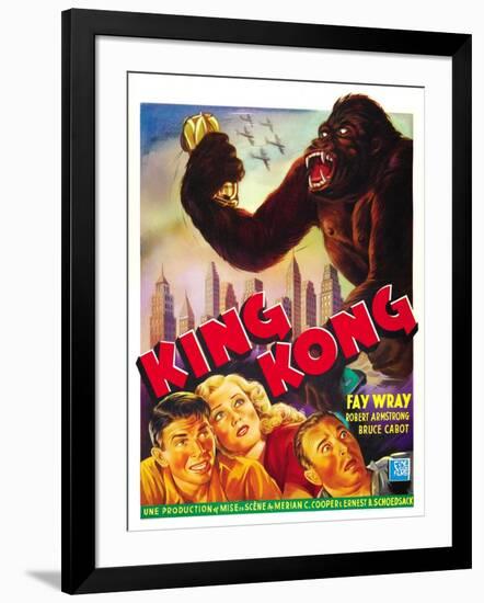 King Kong, 1933-null-Framed Art Print