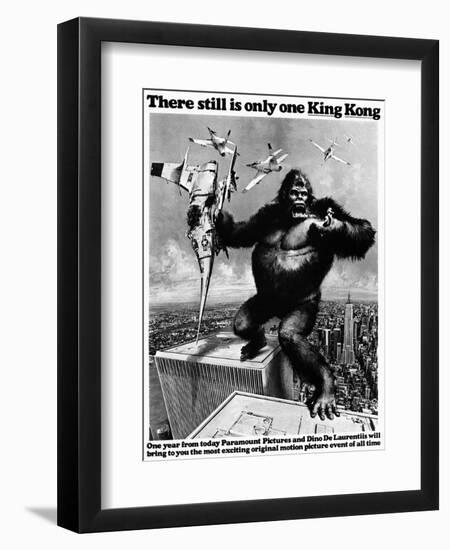 King Kong, 1976-null-Framed Premium Giclee Print