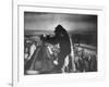 King Kong Clinging to Top of Empire State Building Tower in Horror Movie with Fay Wray in His Hands-Alfred Eisenstaedt-Framed Photographic Print