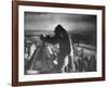 King Kong Clinging to Top of Empire State Building Tower in Horror Movie with Fay Wray in His Hands-Alfred Eisenstaedt-Framed Photographic Print