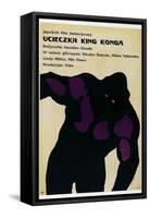 King Kong Escapes, (aka Ucieczka King Konga), Polish poster, King Kong, 1967-null-Framed Stretched Canvas