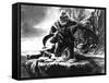 King Kong, Fay Wray, 1933, Kong Fighting Pterodactyl-null-Framed Stretched Canvas