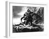 King Kong, Fay Wray, 1933, Kong Fighting Pterodactyl-null-Framed Photo