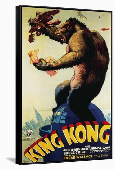 King Kong, Fay Wray, 1933-null-Framed Stretched Canvas