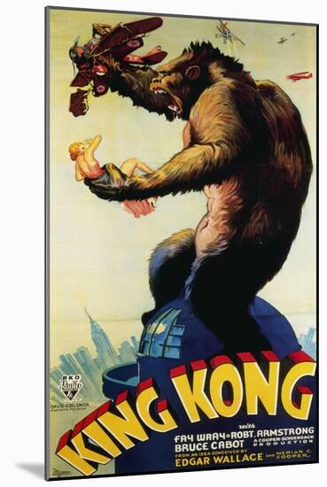 King Kong, Fay Wray, 1933-null-Mounted Art Print