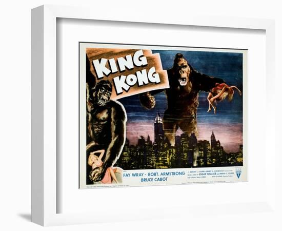 King Kong, Fay Wray, 1933-null-Framed Art Print