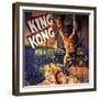 King Kong, Fay Wray, Robert Armstrong, Bruce Cabot, 1933-null-Framed Premium Giclee Print