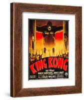 King Kong, (French poster art), 1933-null-Framed Art Print