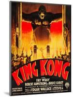 King Kong, (French poster art), 1933-null-Mounted Art Print