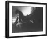 King Kong in a Scene with Fay Wray, During the Motion Picture-null-Framed Photographic Print