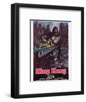 King Kong, Italian Poster Art, 1976-null-Framed Art Print