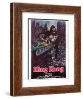 King Kong, Italian Poster Art, 1976-null-Framed Art Print