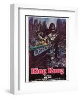 King Kong, Italian Poster Art, 1976-null-Framed Art Print