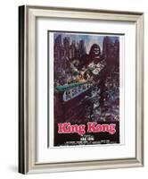 King Kong, Italian Poster Art, 1976-null-Framed Art Print