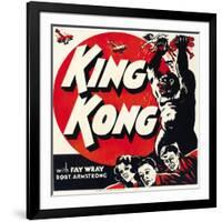 King Kong, Jumbo Window Card, 1933-null-Framed Art Print