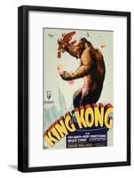 King Kong, King Kong on Poster Art, 1933-null-Framed Art Print