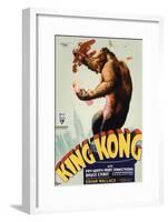 King Kong, King Kong on Poster Art, 1933-null-Framed Art Print