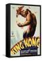 King Kong, King Kong on Poster Art, 1933-null-Framed Stretched Canvas