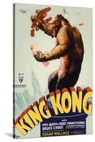 King Kong, King Kong on Poster Art, 1933-null-Stretched Canvas