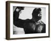 King Kong Represented as Clinging to Top of Empire State Building Tower in Horror Movie-Alfred Eisenstaedt-Framed Photographic Print