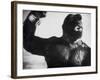 King Kong Represented as Clinging to Top of Empire State Building Tower in Horror Movie-Alfred Eisenstaedt-Framed Photographic Print