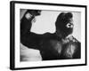 King Kong Represented as Clinging to Top of Empire State Building Tower in Horror Movie-Alfred Eisenstaedt-Framed Photographic Print