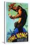 King Kong, Swedish Poster Art, 1933-null-Stretched Canvas