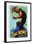 King Kong, Swedish Poster Art, 1933-null-Framed Art Print