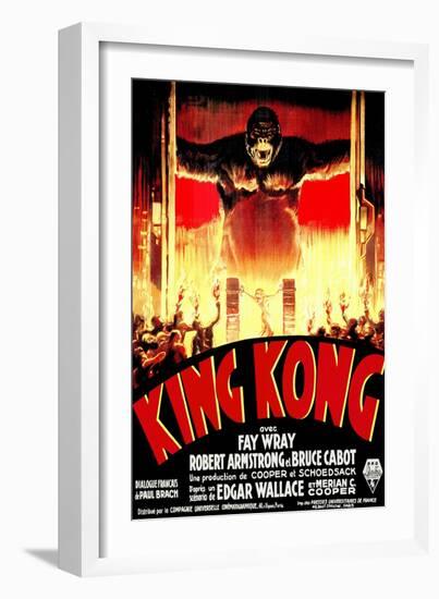 King Kong-null-Framed Art Print