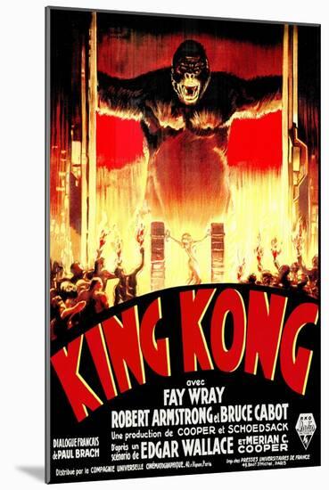 King Kong-null-Mounted Art Print