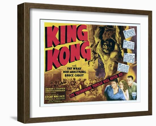 King Kong-null-Framed Art Print