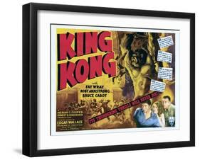 King Kong-null-Framed Art Print