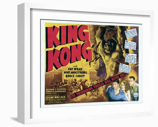 King Kong-null-Framed Art Print