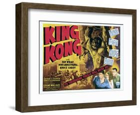 King Kong-null-Framed Art Print