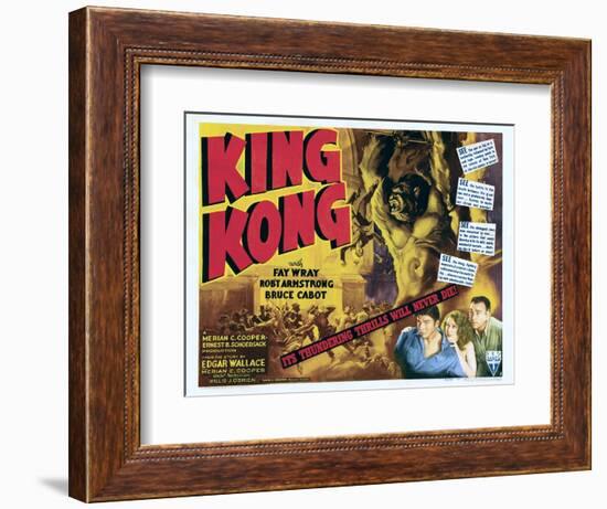 King Kong-null-Framed Art Print