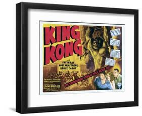 King Kong-null-Framed Art Print