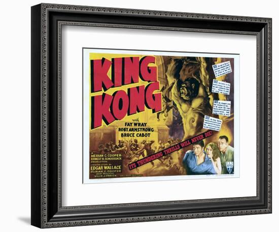 King Kong-null-Framed Art Print