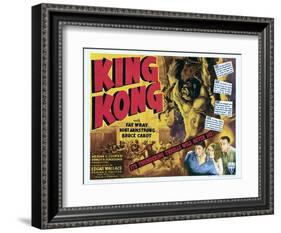 King Kong-null-Framed Art Print