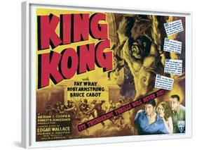 King Kong-null-Framed Art Print