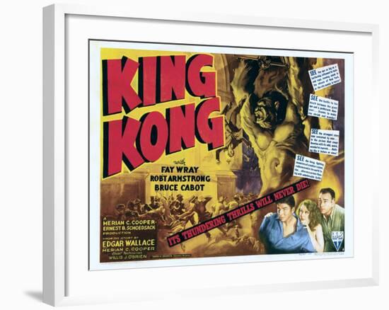 King Kong-null-Framed Art Print