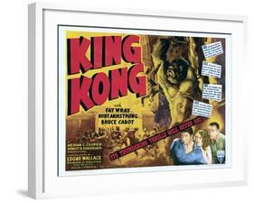 King Kong-null-Framed Art Print