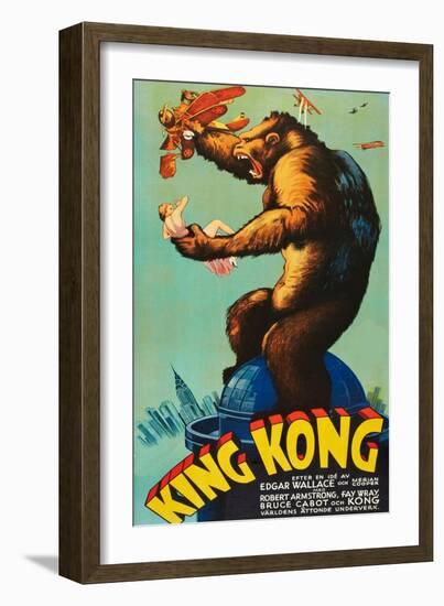 King Kong-null-Framed Art Print