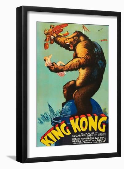 King Kong-null-Framed Art Print