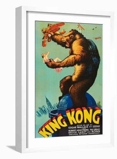 King Kong-null-Framed Art Print